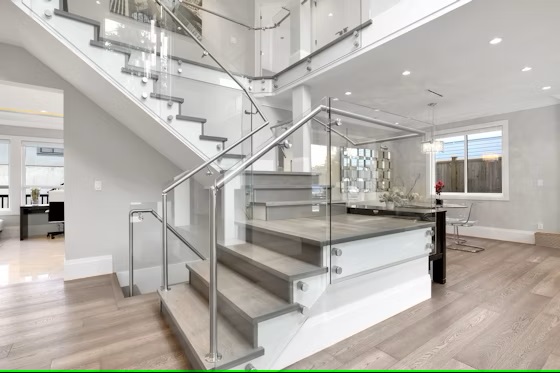 Staircase to second level